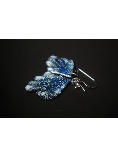 Фэнтези серьги &quot;Крылышки феи Атлуа, покровительницы северных ветров&quot;