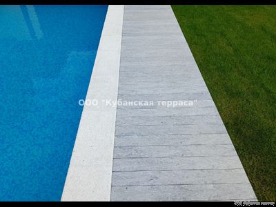 Террасная доска Bruggan Multicolor полнотелая Grey