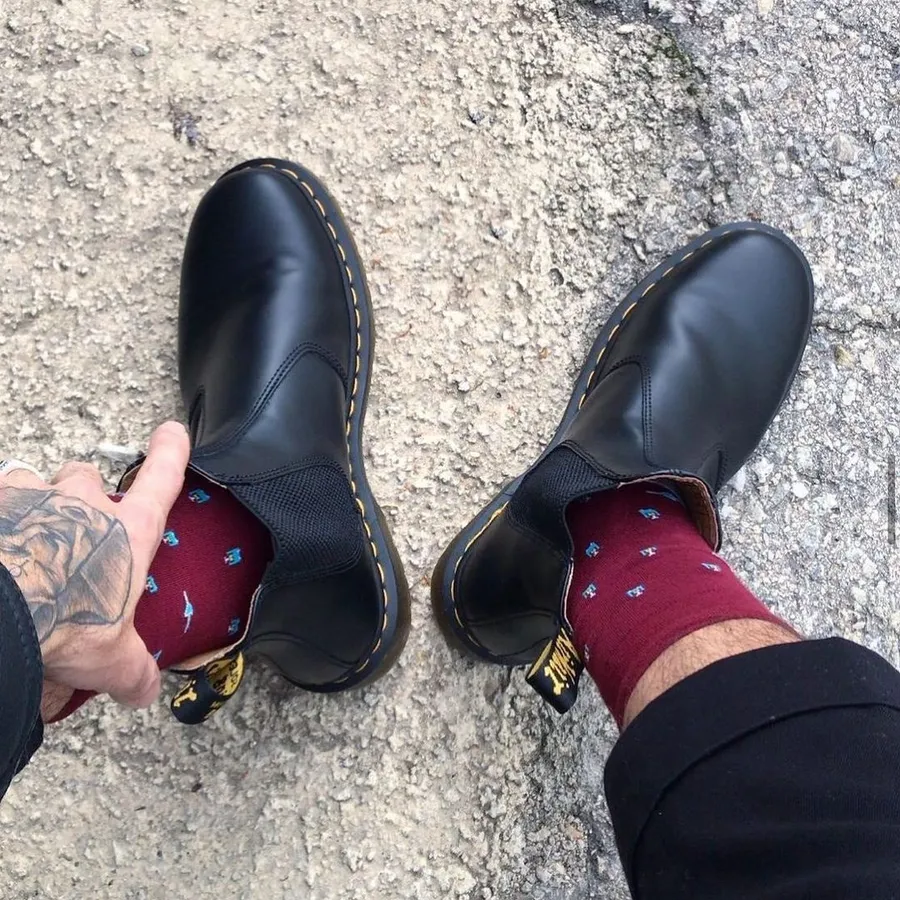 черные мужские ботинки на осень