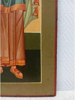 Захария (Захарий, Захар) Пророк, Святой Праведный. Рукописная икона 25х54см.