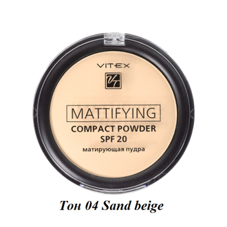 VITEX Матирующая компактная пудра для лица Mattifying compact powder SPF20