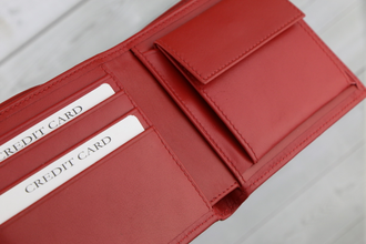 Портмоне QOPER Bifold red