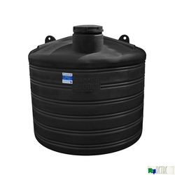 Емкость 5000 литров черная вертикальная
