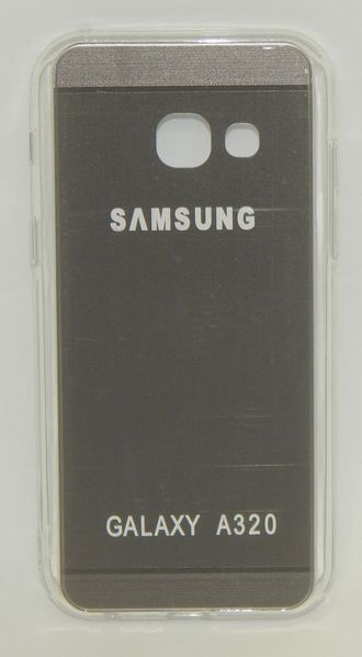 Защитная крышка Samsung Galaxy A3 (2017) (A320), серебристая