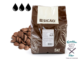 Шоколад молочный Sicao (CHM-T13-25B) 30,2%, 5 кг