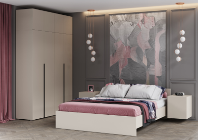 Айри КР-002 Кровать (1,6 х 2,0 м) Кашемир