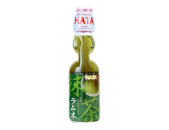 Газированный напиток HATA KOSEN Рамуне со вкусом чая матча 200мл