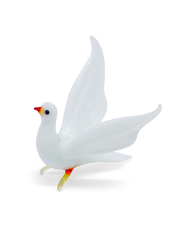 Стеклянная фигурка "Голубь"