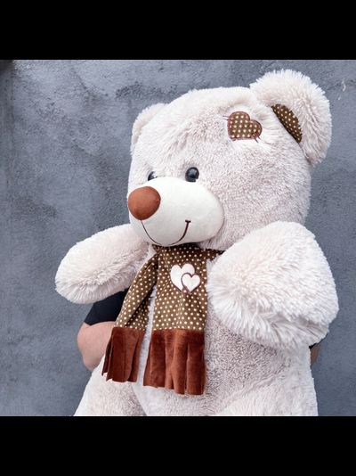 Плюшевый медведь 120 см латте Тони