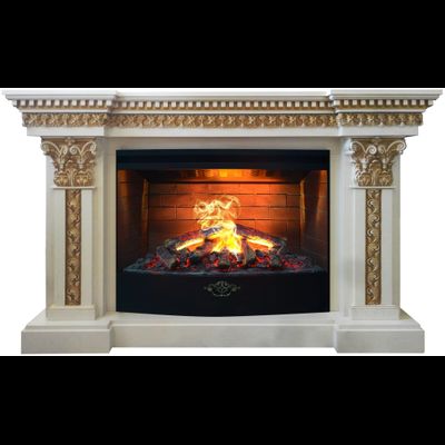 Электрокамин Бавария WT с очагом 3D FireStar 33