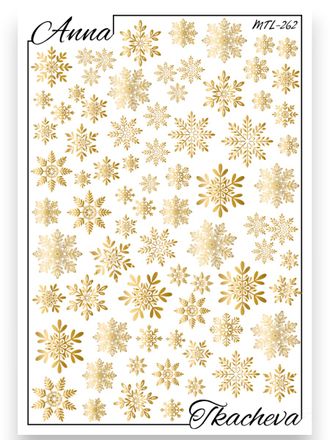 Слайдер-дизайн MilliArt Nails Металл MTL-262