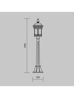 Ландшафтный светильник Salamanca, O031FL-01BR