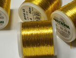 нитки металлизированные Madeira № 6 голд-43. Lot 818