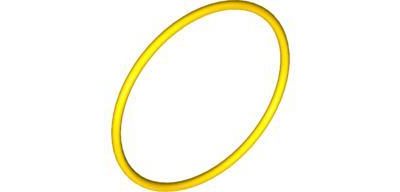 !АНАЛОГ! Rubber Belt Extra Large  Round Cross Section  - Approx. 4 1/8 x 4 1/8, Yellow (x90 / 4544151 / 70905)