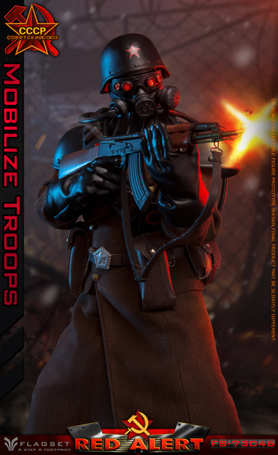 Советский призывник (Conscript, Red Alert 2) - КОЛЛЕКЦИОННАЯ ФИГУРКА 1/6 RED ALERT (FS-73046) - FLAGSET