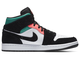 Купить кроссовки Nike Air Jordan 1 Mid SE South Beach Black 852542-116