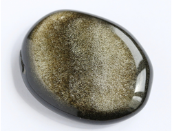 Обсидиан серебристый, золотистый
