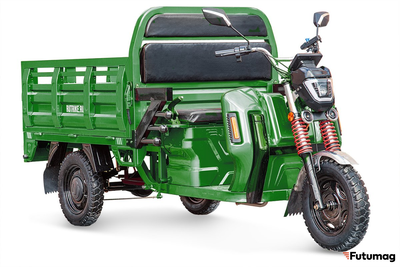 Грузовой электротрицикл Rutrike Антей PRO 1500 темно-зеленый