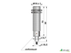 Индуктивный датчик контроля скорости ИДС10-NC-NPN с резьбой М18х1