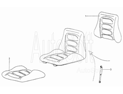 Сиденье погрузчика ЕВ 717 КС00.00.00.00