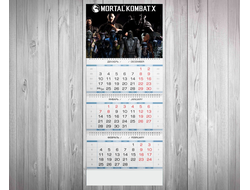 Календарь квартальный Мортал Комбат, Mortal Kombat №4