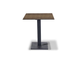"Каффе" интерьерный стол из HPL квадратный 70х70см, цвет "дуб"