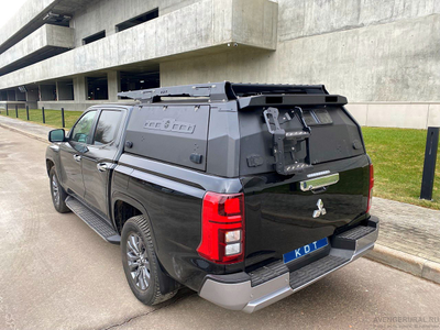 Кунг экспедиционный трехдверный V поколения алюминиевый - Mitsubishi L200 6е поколение (с 2024г.)