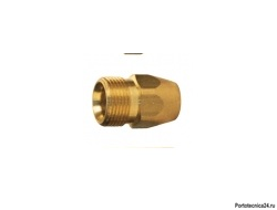 Переходник штуцер М22х1,5; гайка 1/4" (удлиненный)