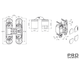 Kubica 6200 DXSX, BS петля скрытая универсальная