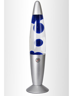 лава лампа синяя 35 см