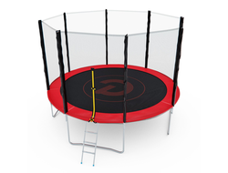 Батут с сеткой DFC PELPO 12ft с лестницей, RED