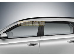 Дефлекторы окон AutoFlex, акрил для Hyundai Tucson 2015-
