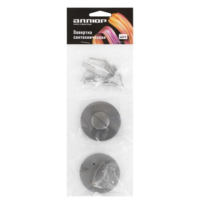 Сантехническая завертка к ручкам АЛЛЮР АРТ BK-R9 MBN(0140) графит  [57698]