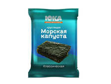 Хрустящая Морская капуста классическая ТМ ЮКА, в упаковке 5 гр