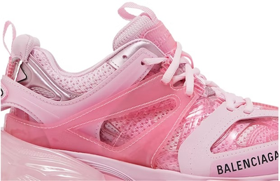 Balenciaga Track Trainers Clear Sole In Pink женские