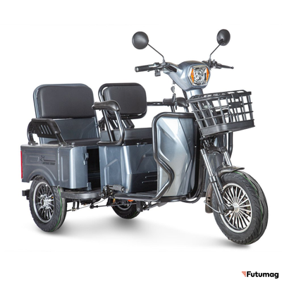 Электротрицикл Rutrike Тубан серый