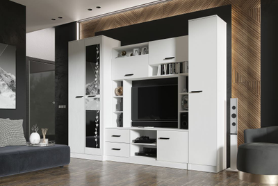 Гостиная Марта 11 белый  (Эра)