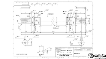 Технический чертеж построен на основе японского стандарта JIS Япония