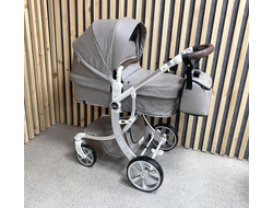 Детская коляска 2 в 1 Farfello Aimile Original Космический Латте Экокожа