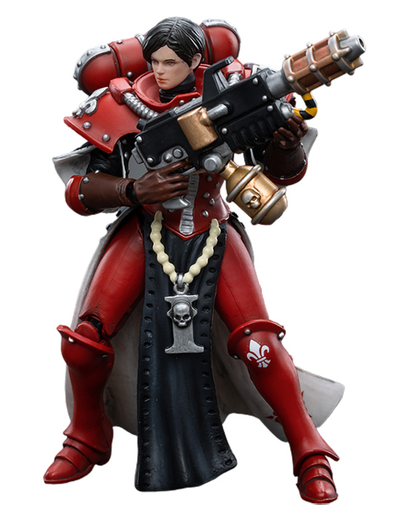 Сестра Битвы Ордена Кровавой Розы Игнатия (Warhammer 40k) - КОЛЛЕКЦИОННАЯ ФИГУРКА 1/18 Adepta Sororitas Battle Sisters Order of the Bloody Rose Sister Ignacia (JT4539) - JOYTOY