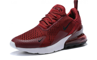 Nike Air Max 270 бордовые с белым