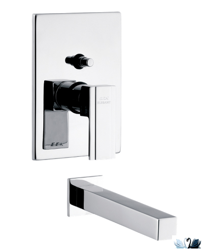 Смеситель ECA Elegant 102101125 для душа встраиваемый, комплект внутренней и наружной частей