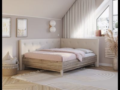 Спальный гарнитур «Скандика» Смоки/Кашемир (BTS)