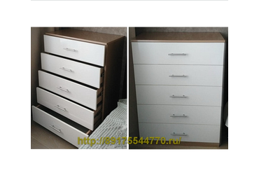 012 Комод.
Фасады МДФ белый глянец.