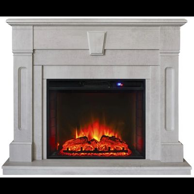 Электрокамин Kellie WT с очагом Sparta 25.5 LED