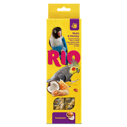Rio палочки для средних попугаев с мёдом и орехами, 150 г