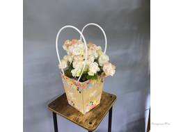 Бегония в подарочной сумочке