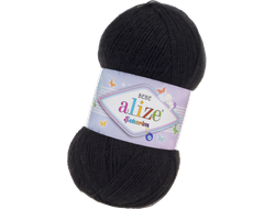 Sekerim bebe  (Alize) цвет №60 черный