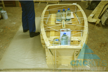 Сборка корпуса яхты Оптимист Фото 13