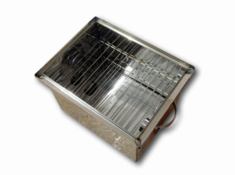 Коптильня из нержавеющей стали с гидрозатвором